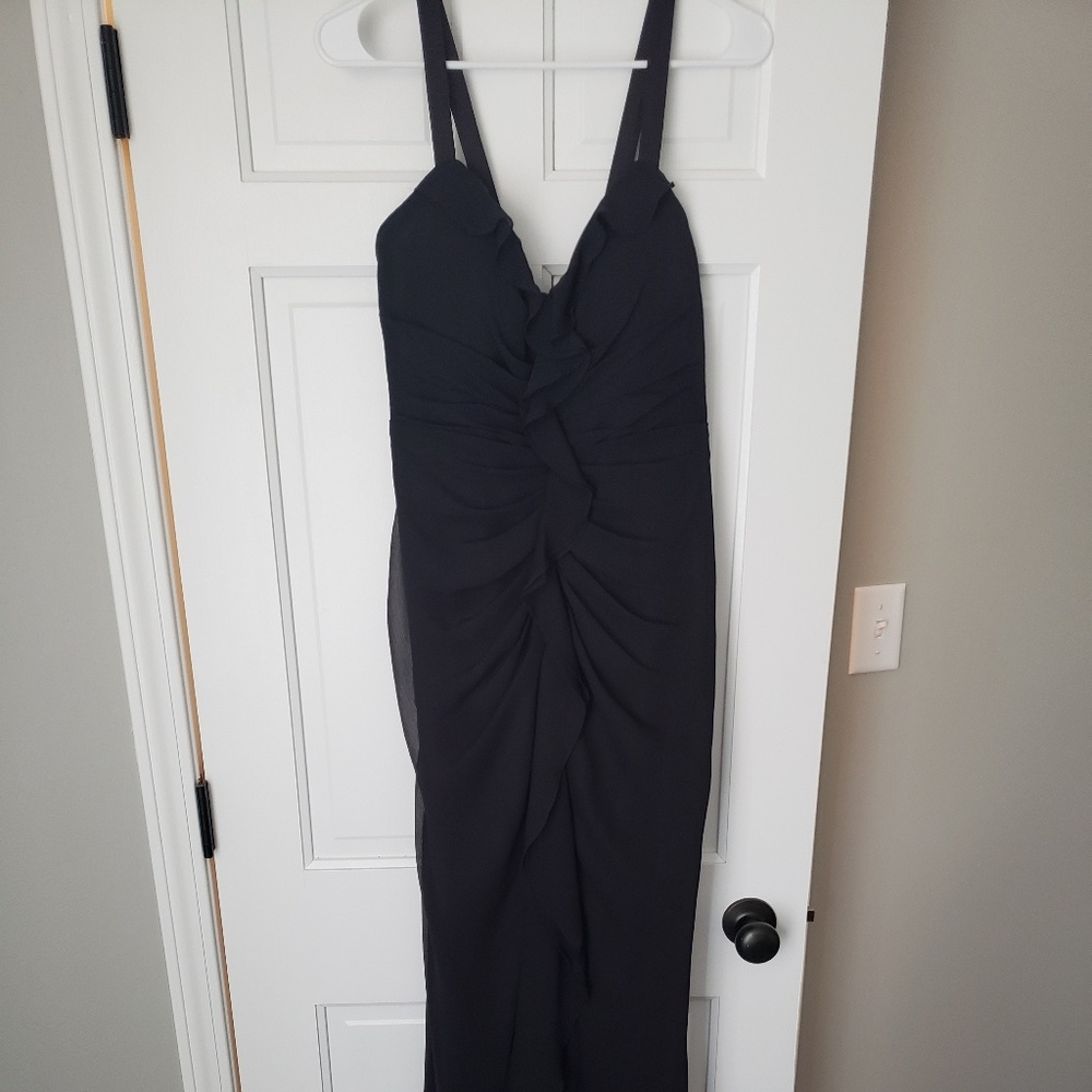 Vera Wang Black Bridesmaid Gown